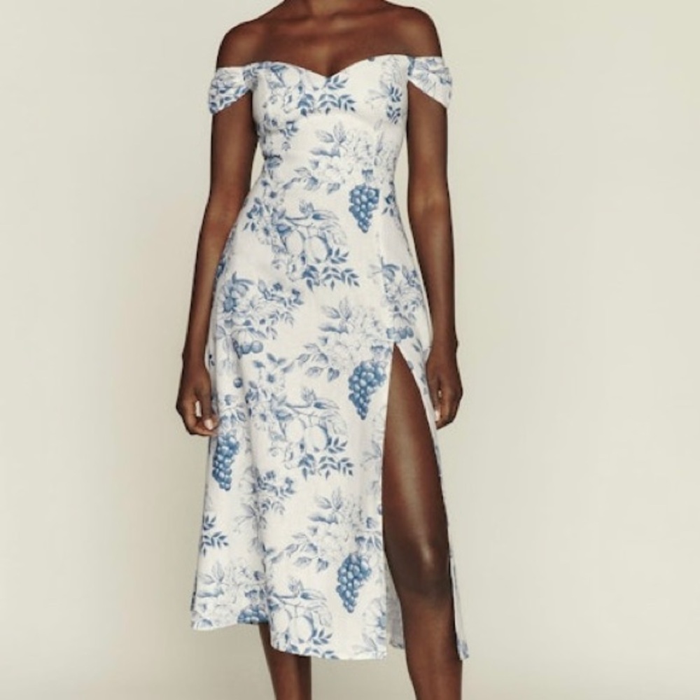 NWT Reformation Bridgton Corsica Dress